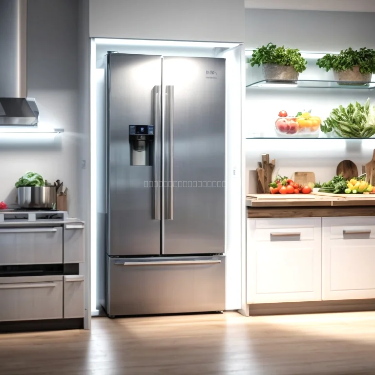 KI-Kühlschrank in moderner Küche