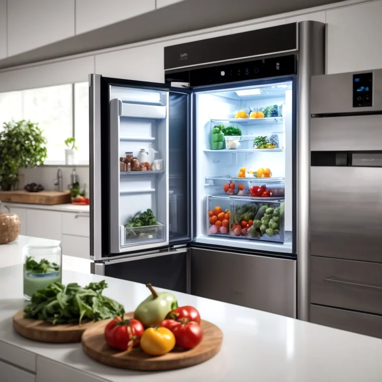 KI-Kühlschrank-Regale